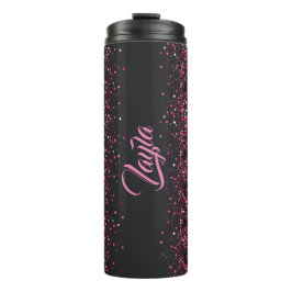 Garrafa Térmica Tumbler Térmico de Sparkles Rosa