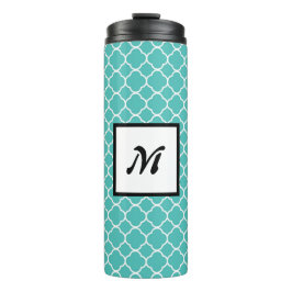 Garrafa Térmica Tumbler Térmico de Turquesa de Boa Sorte/Harmonia