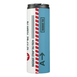 Garrafa Térmica Tumbler térmico - Design inspirado na etiqueta do