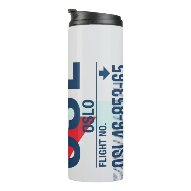 Garrafa Térmica Tumbler térmico - Design inspirado na etiqueta do  (Rotação à direita)