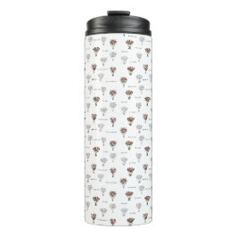 Garrafa Térmica Tumbler térmico do Buquê da ventoinha