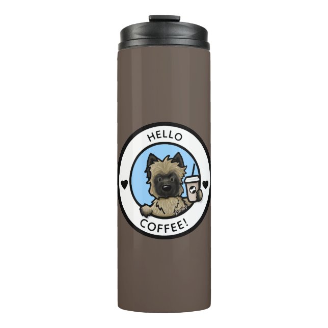 Garrafa Térmica Tumbler Térmico do Café KiniArt (Frente)