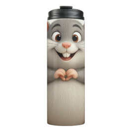 Garrafa Térmica Tumbler térmico do cartoon do mouse Zodiac