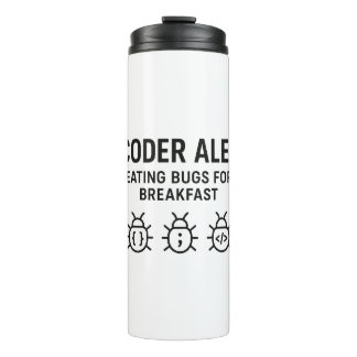 Garrafa Térmica Tumbler térmico do codificador personalizado - Com