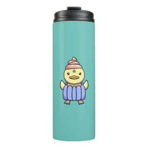 Garrafa Térmica Tumbler térmico do Cupcake Kawaii Chibi Cute