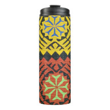 Tumbler térmico do design de arte criativa e atrat