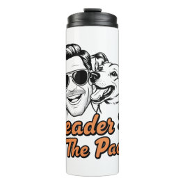 Garrafa Térmica Tumbler térmico do Dia de os pais do Pai de cães