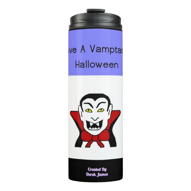 Garrafa Térmica Tumbler Térmico do Halloween Vamtastizado (Frente)
