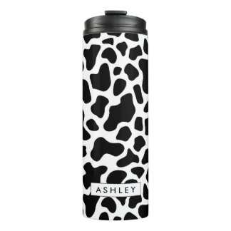 Garrafa Térmica Tumbler térmico do Impressão de Vaca Personalizado