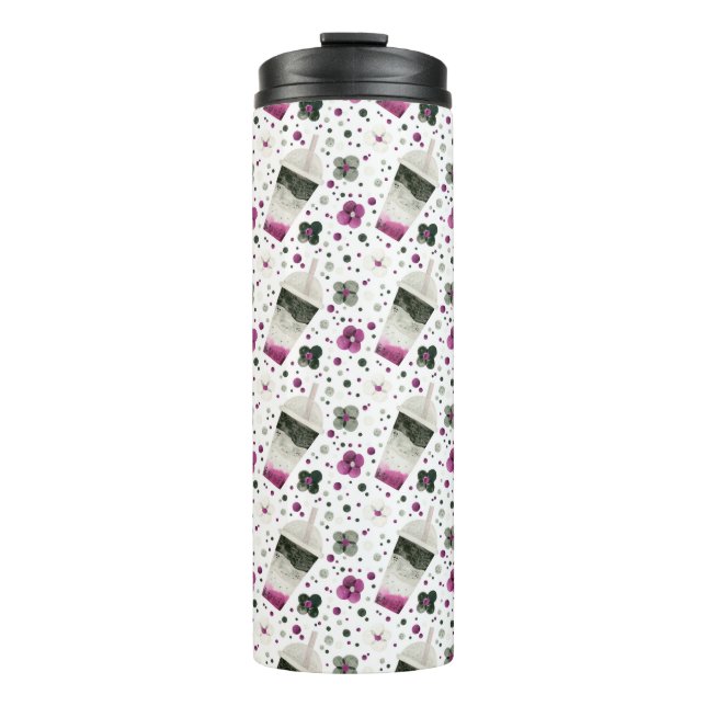 Garrafa Térmica Tumbler térmico do orgulho assexual (Frente)