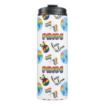 Tumbler térmico do orgulho LGBTQ+