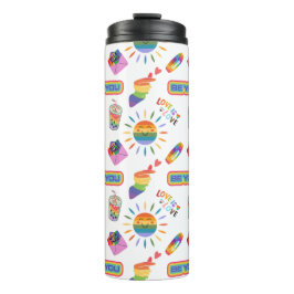 Garrafa Térmica Tumbler térmico do orgulho LGBTQ+