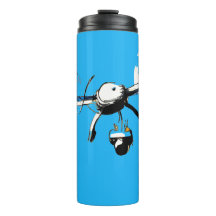 Tumbler térmico do piloto do sUAS
