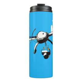 Garrafa Térmica Tumbler térmico do piloto do sUAS