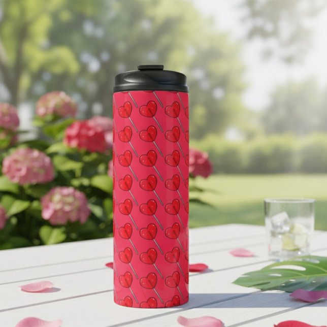 Garrafa Térmica Tumbler térmico do pirulito (Criador carregado)