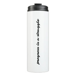 Garrafa Térmica Tumbler térmico do progresso