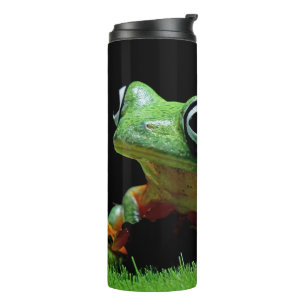 Garrafa Térmica Tumbler térmico do Sapo de texto personalizado