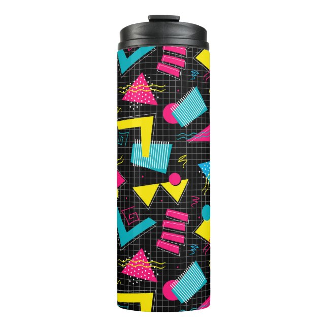 Garrafa Térmica Tumbler térmico do Tumbler Térmico do Padrão Retro (Frente)