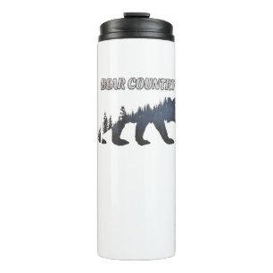 Garrafa Térmica Tumbler térmico do urso grizzly