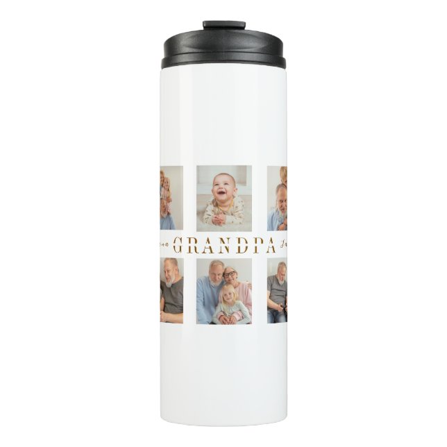 Garrafa Térmica Tumbler térmico do vovô personalizado (Frente)