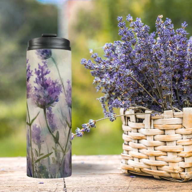 Garrafa Térmica Tumbler Térmico dos Campos de Lavanda Tranquila (Tranquill Lavender Fields Tumbler

This tumbler stands as a testament to both utility and beauty)