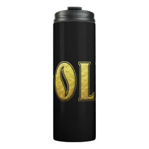 Garrafa Térmica Tumbler térmico Dourado