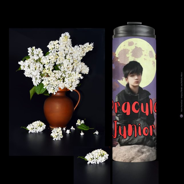 Garrafa Térmica Tumbler Térmico - Dracula Junior (DJ Thermal Tumbler designed by Poet Adiela Akoo. Browse my store for many more interesting finds now)