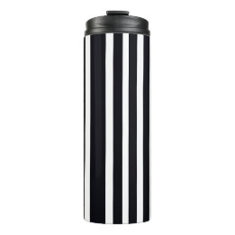 Garrafa Térmica Tumbler Térmico Elegante - Arte em Branco Negra