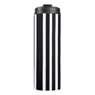 Garrafa Térmica Tumbler Térmico Elegante - Arte em Branco Negra
