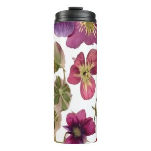 Garrafa Térmica Tumbler térmico - Flores Bonito