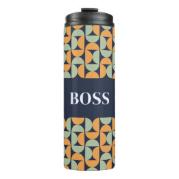 Garrafa Térmica Tumbler Térmico Geométrico Moderno Personalizado