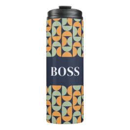 Garrafa Térmica Tumbler Térmico Geométrico Moderno Personalizado