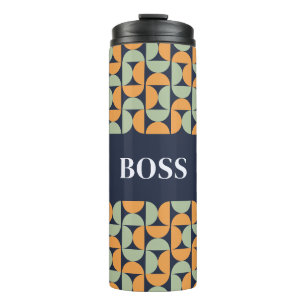 Garrafa Térmica Tumbler Térmico Geométrico Moderno Personalizado