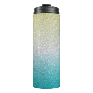 Garrafa Térmica Tumbler Térmico Glitter Ombre