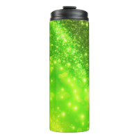 Tumbler térmico holográfico do verde limão 12o