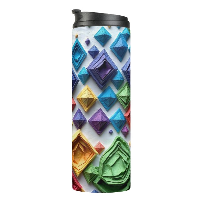 Garrafa Térmica Tumbler térmico isolado - Mantenha as bebidas quen (Rotação à direita)