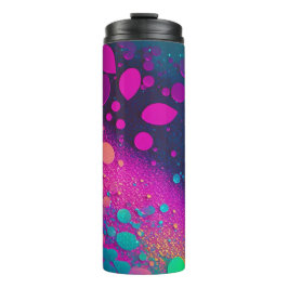 Garrafa Térmica Tumbler térmico Magenta Escuro - Glitter 12oz