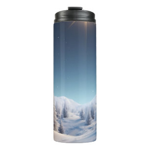 Garrafa Térmica Tumbler térmico Noite Estrelada Inspirador