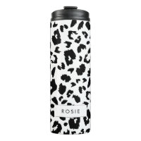Tumbler térmico padrão pastel moderno