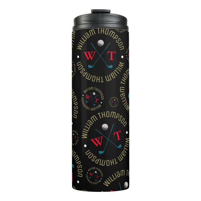 Garrafa Térmica Tumbler térmico para um Golfer (Frente)