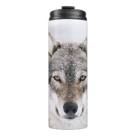 Garrafa Térmica Tumbler térmico personalizado cabeça do lobo