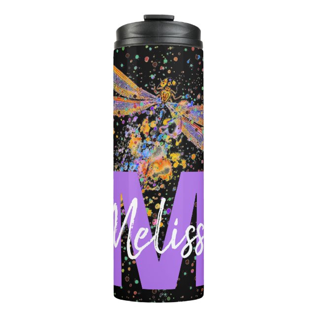 Garrafa Térmica Tumbler Térmico Personalizado com respingos de Lib (Frente)