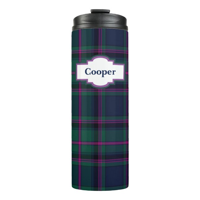 Garrafa Térmica Tumbler Térmico Personalizado da Xadrez Clan Coope (Frente)