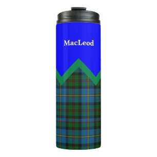 Garrafa Térmica Tumbler Térmico Personalizado da Xadrez Clan MacLe