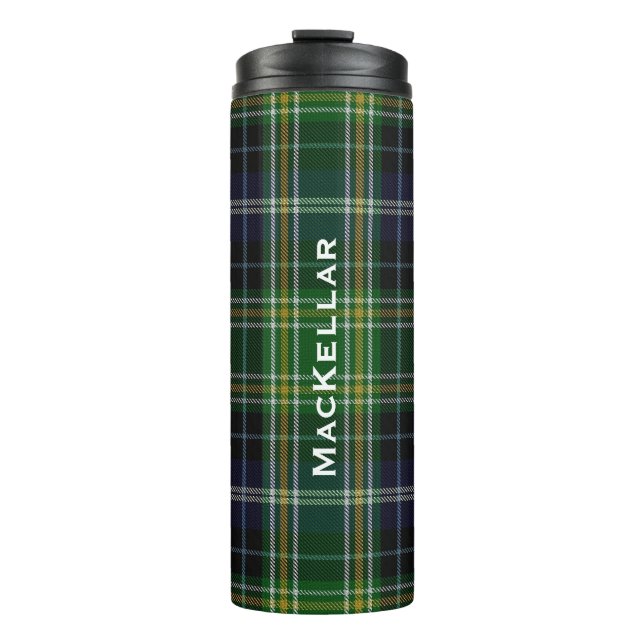 Garrafa Térmica Tumbler Térmico Personalizado da Xadrez MacKellar  (Frente)