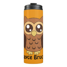 Tumbler Térmico Personalizado De Coruja