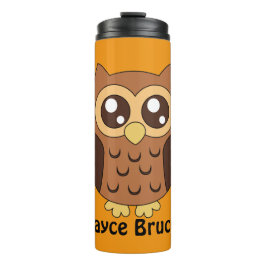 Garrafa Térmica Tumbler Térmico Personalizado De Coruja