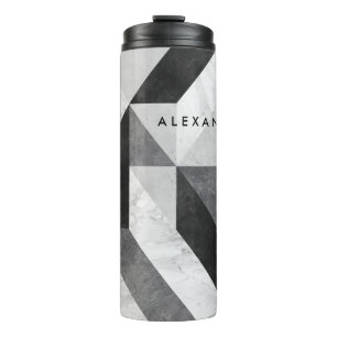 Garrafa Térmica Tumbler Térmico Personalizado Geométrico Moderno