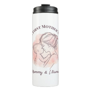Garrafa Térmica Tumbler Térmico Personalizado para o Primeiro Dia 