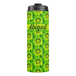 Garrafa Térmica Tumbler térmico personalizado "Primavera Daisy"